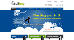 Desktop Screenshot of bullfrog.it